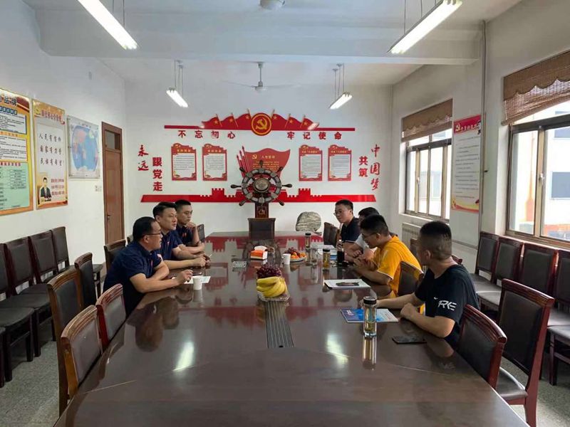 邯鄲晨光生物科技有限公司來我廠考察鉆機